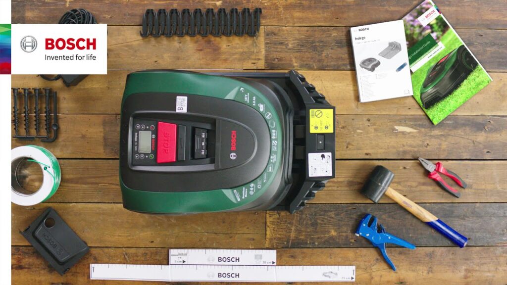 Bosch Indego Installation: Scope of delivery