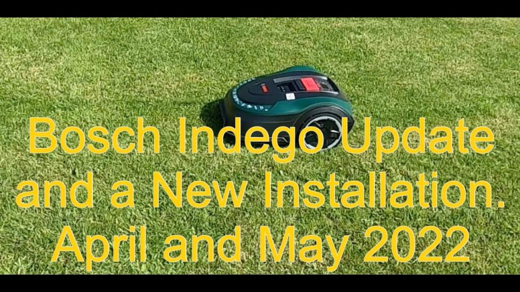 Bosch Indego update - May 2022