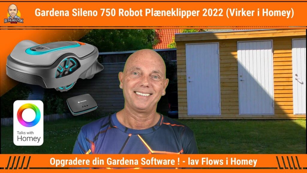 Gardena Sileno 750 Robot Plæneklipper Maj 2022 (Virker i Homey) - Firmware upgrade