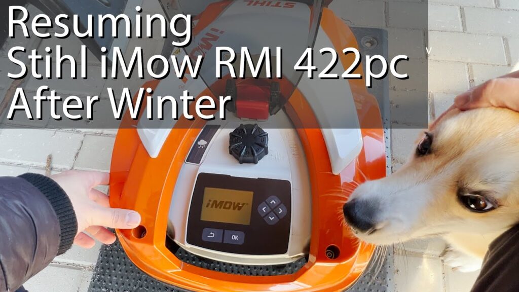 Stihl iMow RMI 422 pc Resuming After Winter