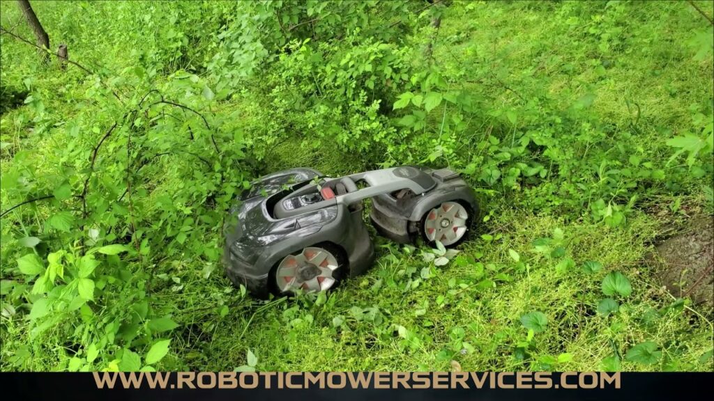 The Tenacity Of A Husqvarna 435X Automower Working In Tall Weeds, Briars, Vines, And Other Obstacles