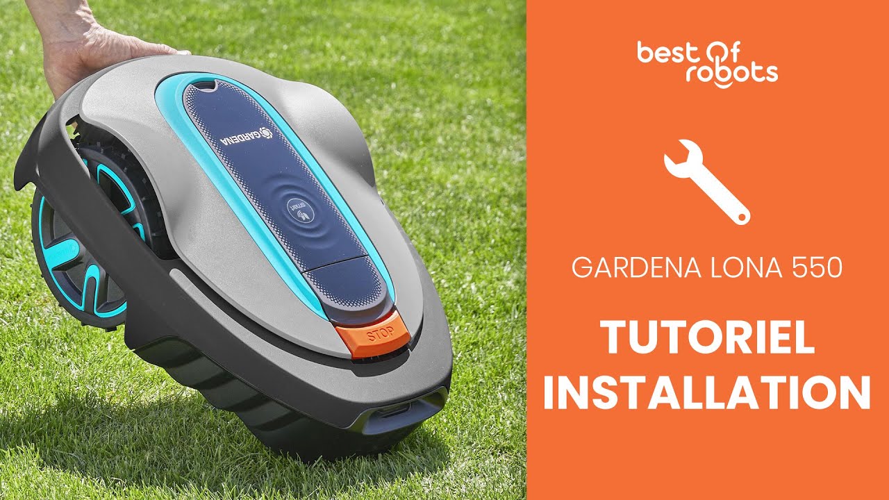 Guide d'installation GARDENA Smart SILENO LONA City 550 Robot tondeuse à intelligence