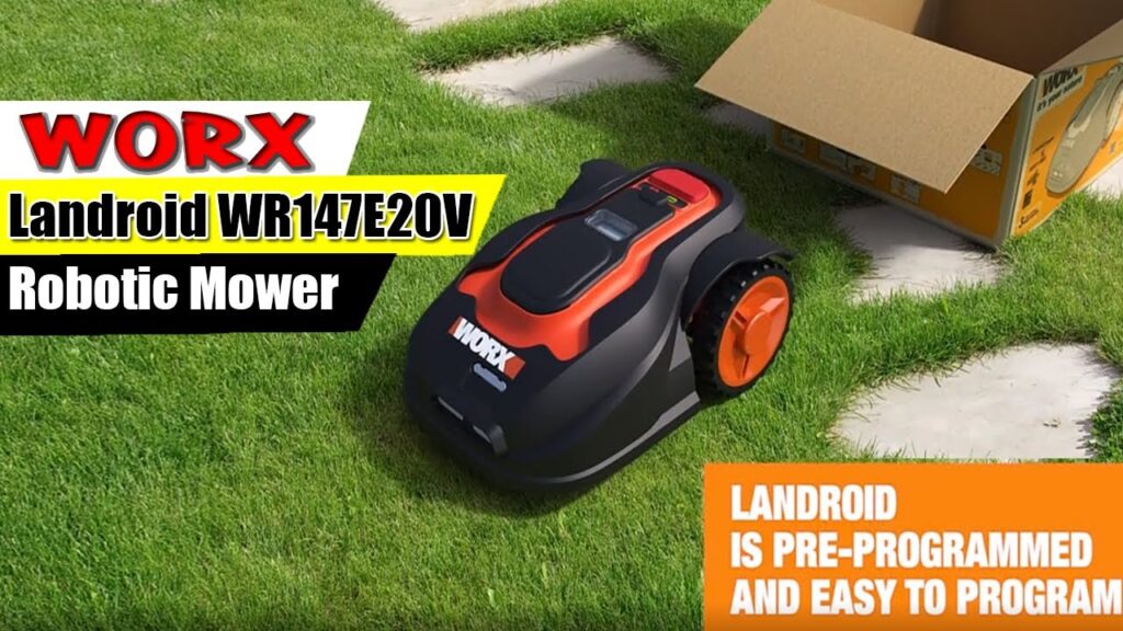 WORX Landroid WR147E 20V Cordless Robotic Lawn Mower -2021