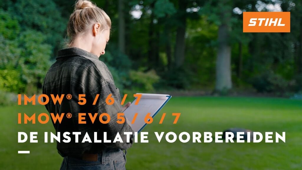 De installatie voorbereiden - STIHL iMOW® robotmaaier