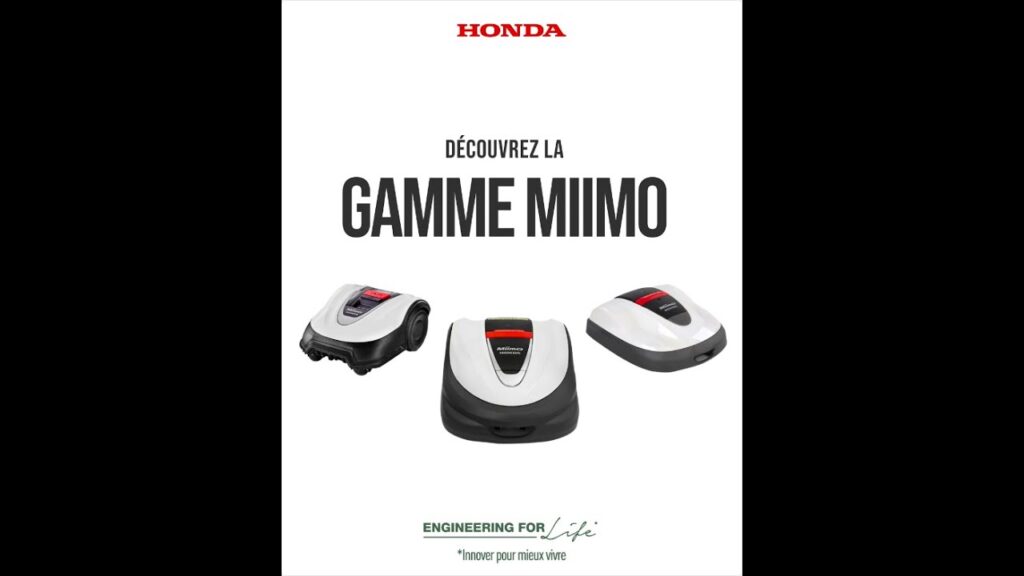 HONDA | Présentation gamme robot de tonte Miimo