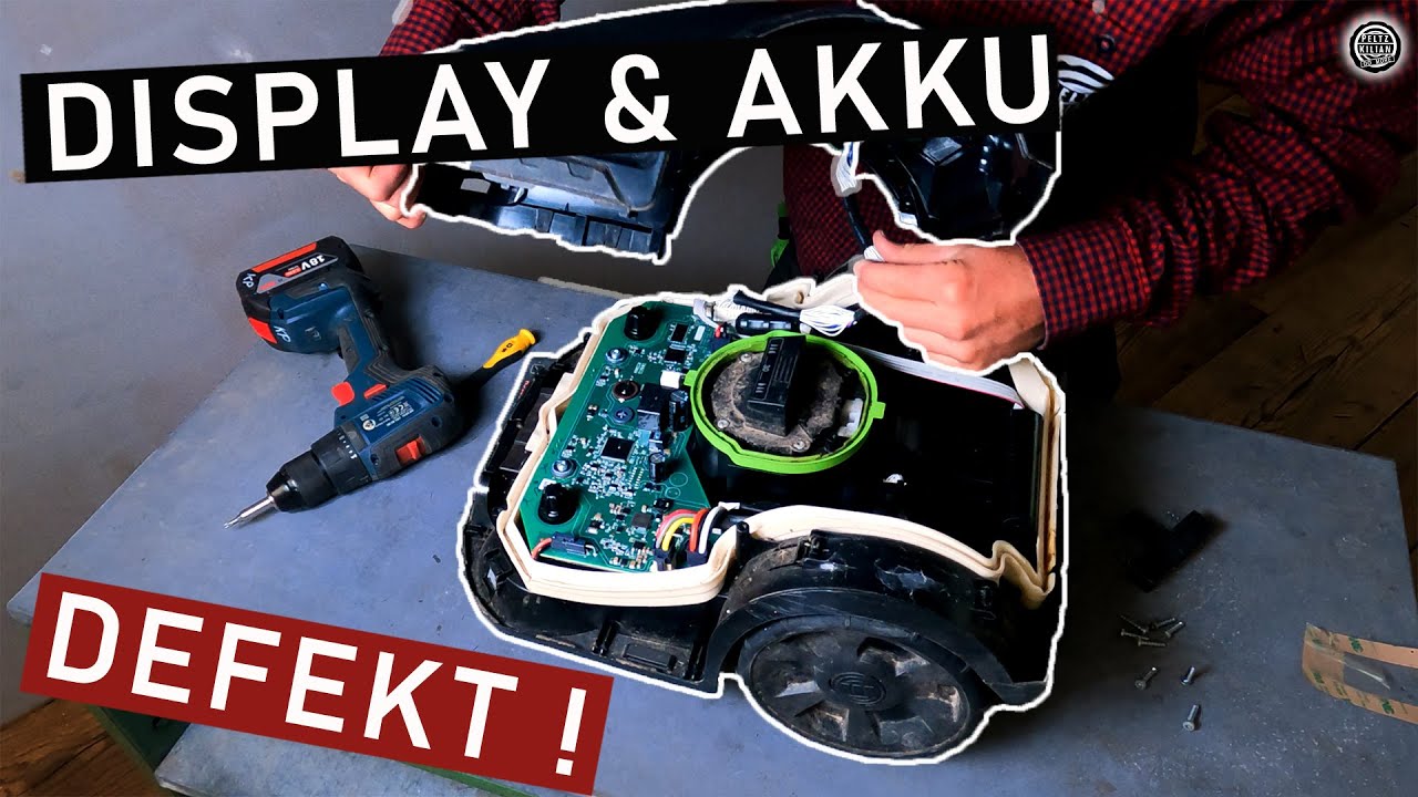 Mähroboter Bosch Indego selber reparieren | Robot Maniak