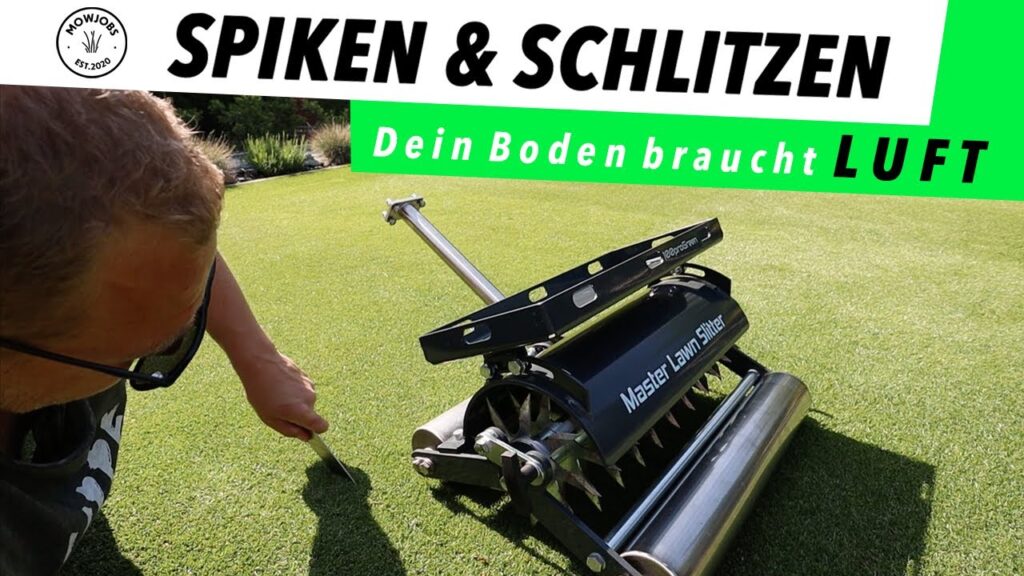 RASEN SPIKEN und SCHLITZEN | Dein Rasenboden braucht LUFT | Master Lawn Spiker & Master Lawn Slitter