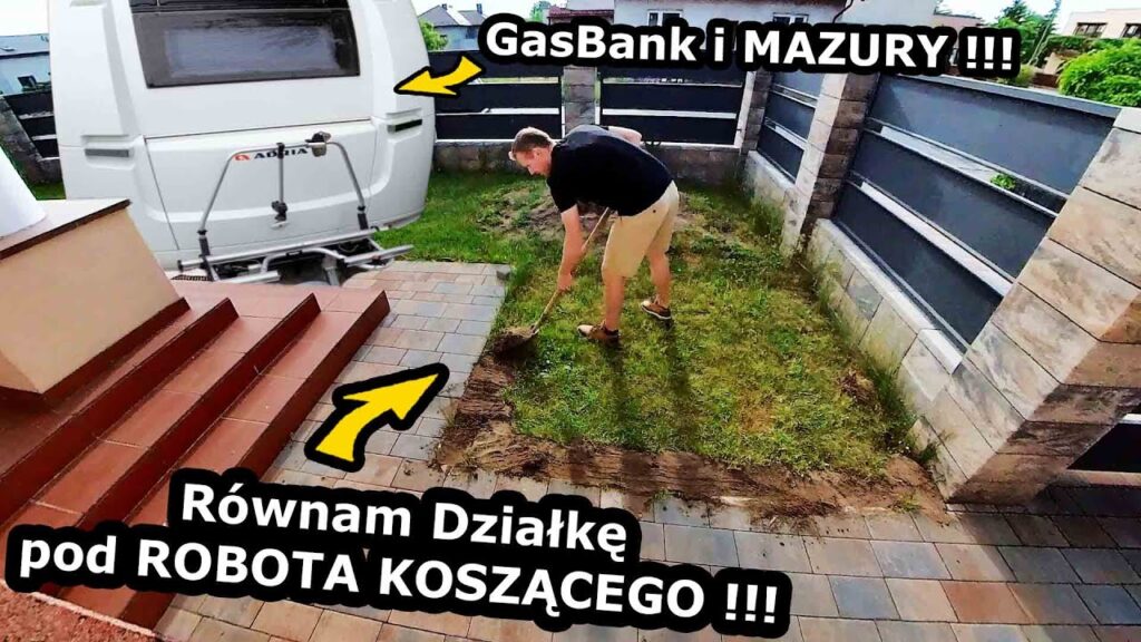 Przygotowuję Ogród pod Robota Honda Miimo !!! - Niefortunny Wypadek Szymona tuż przed Wyjazdem #820