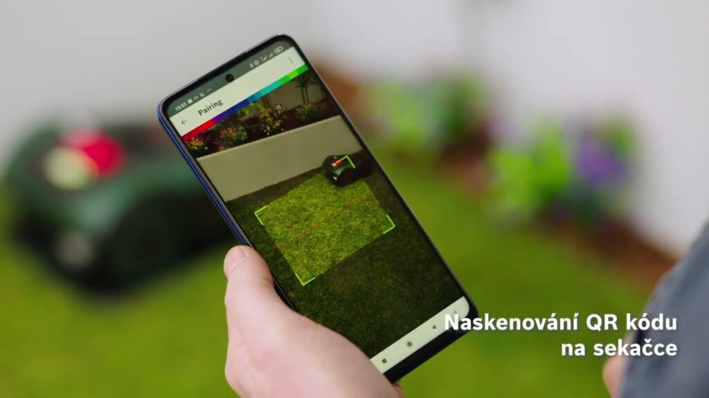Bosch Indego instalační video. Krok 6: Nastavení zobrazení.
