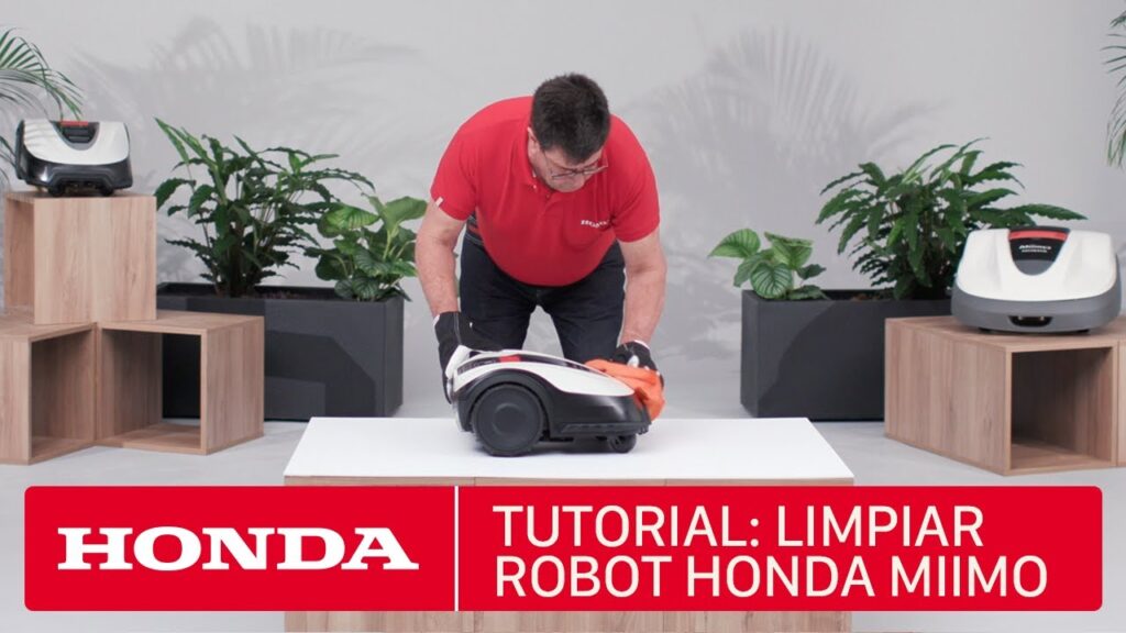 Cómo limpiar y preparar tu robot cortacésped Honda Miimo para guardarlo en invierno