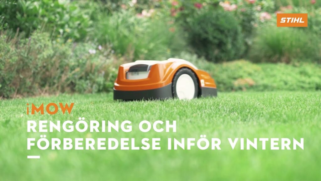 STIHL iMOW - Rengöring och förberedelse för vinterförvaring