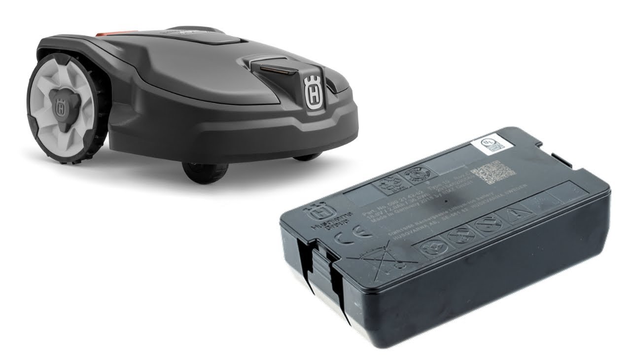 How to replace battery of Husqvarna Automower 305(2020) 310 Mark II