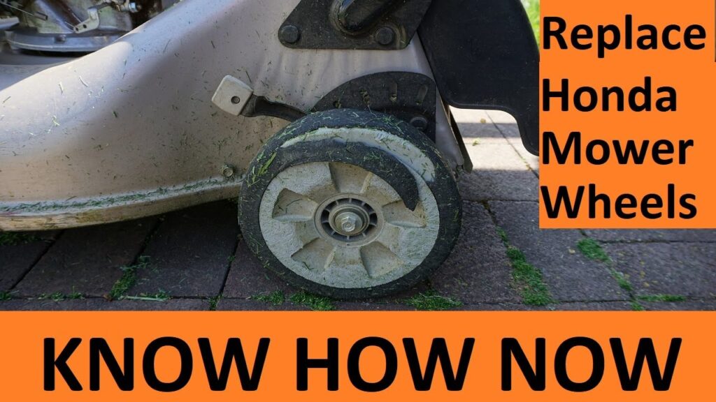 Replace Honda Mower Wheels Front and Rear