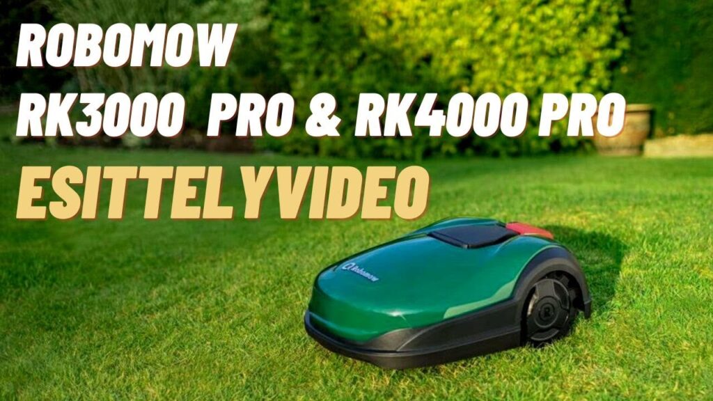 Robomow Rk3000 Pro & Rk4000 Pro -esittelyvideo