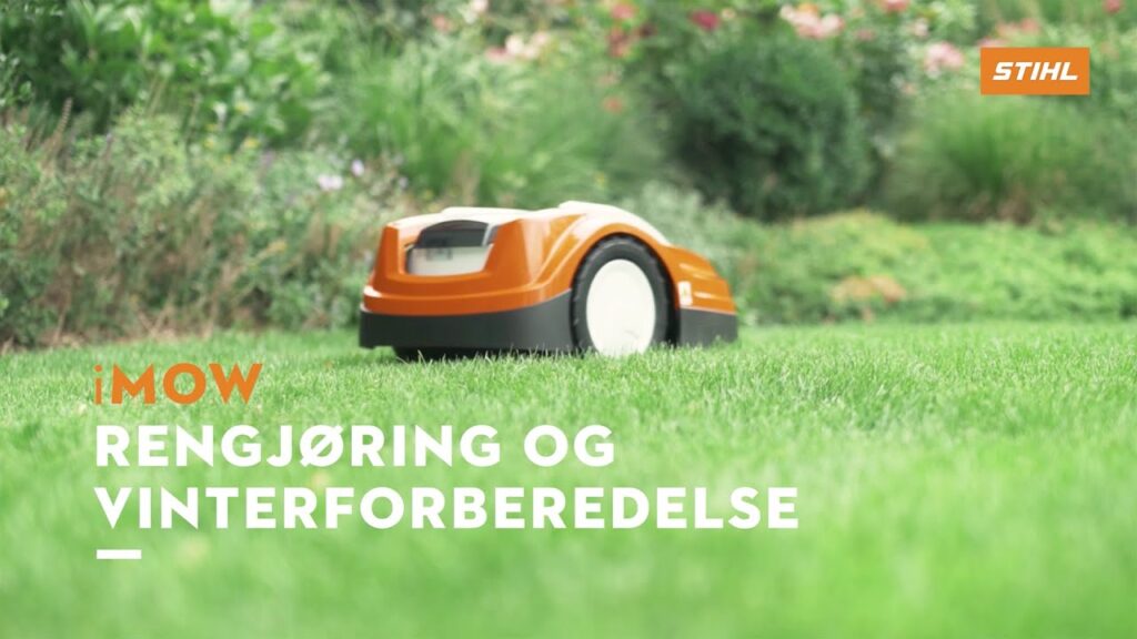 STIHL iMOW - Rengjøring og vinterforberedelse