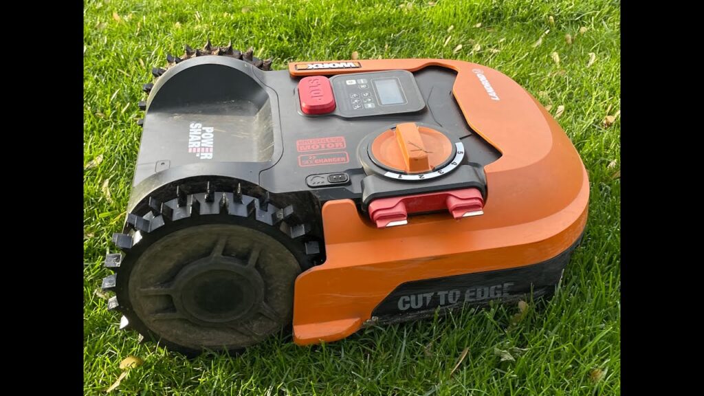 Install an All-Terrain Wheel on Worx Landroid WR140 lownmower