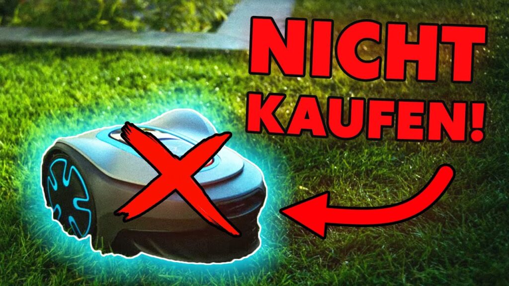 KAUFEN Sie den Mähroboter NICHT, bevor Sie dieses Video gesehen haben!