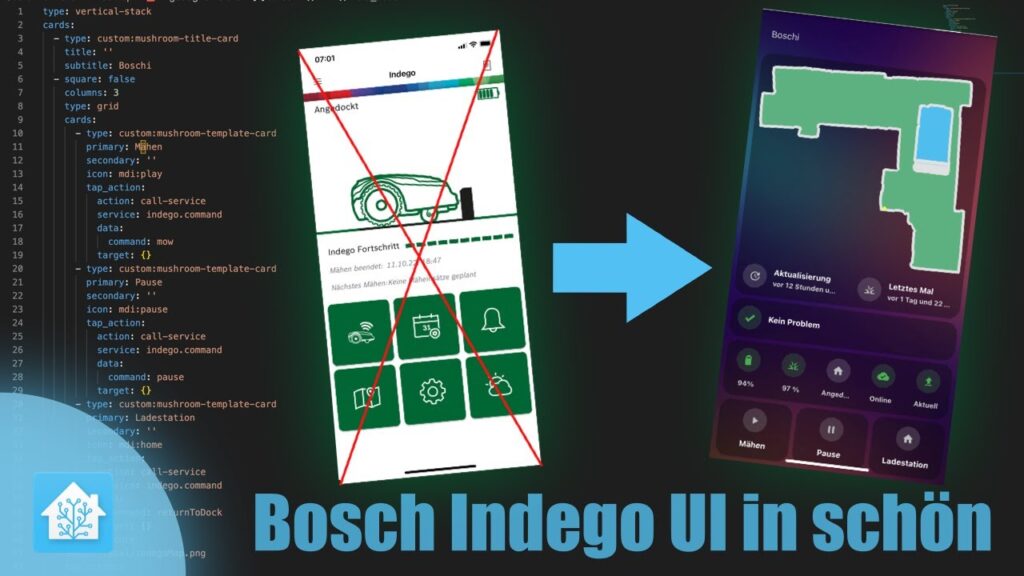 Bosch Indego in Home Assistant integrieren