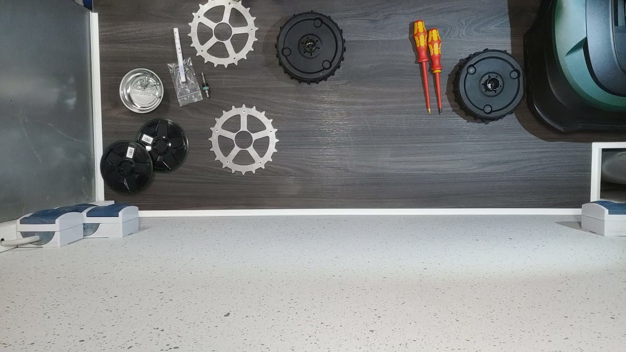 Roestvrijstalen spikes voor Bosch Indego XS 300/400/S500/S 500/M700 tractieverbetering, uitgebreid ontbraamd, 14 x roestvrijstalen schroeven