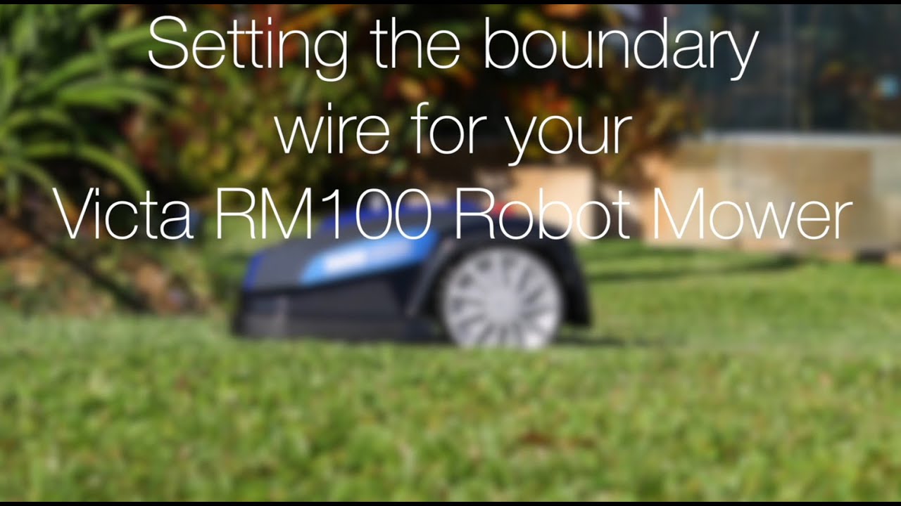Victa Robot Mower Installing the boundary wire Robot Maniak