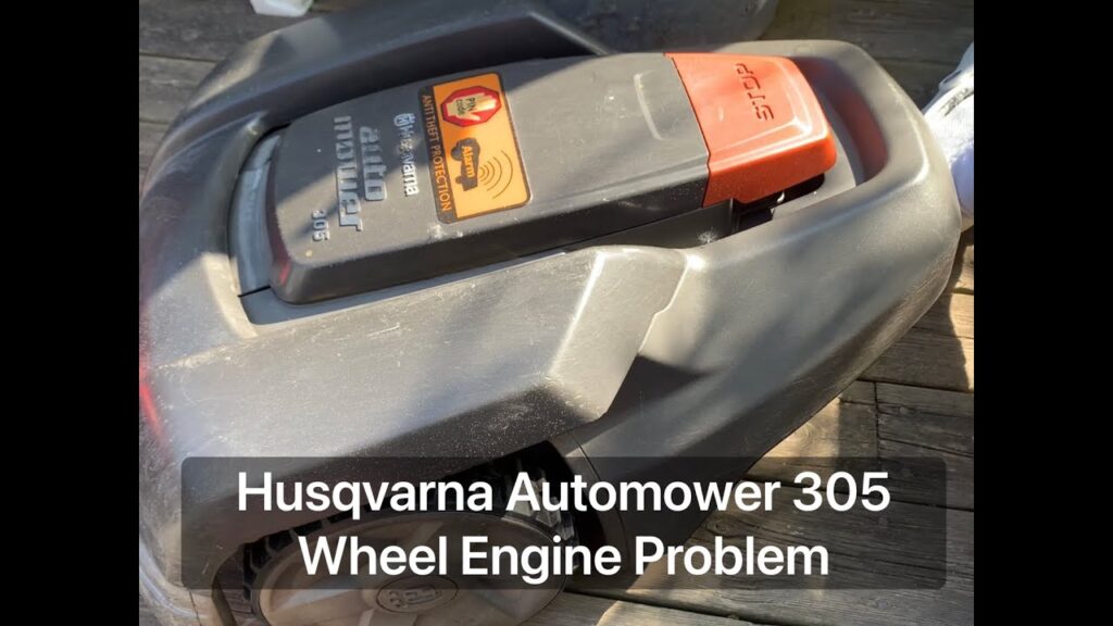 Husqvarna Automower 305 - Wheel drive problem, left - Looking for solution