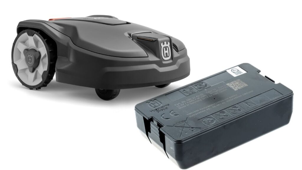 Husqvarna Automower: Byta batteri Automower 305(2020), 310 mark 2, 315 mark 2, 405X och 415X