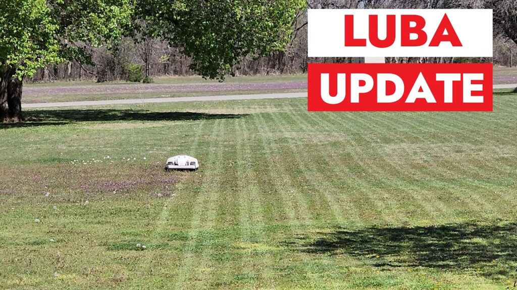 Luba robot lawn mower update!