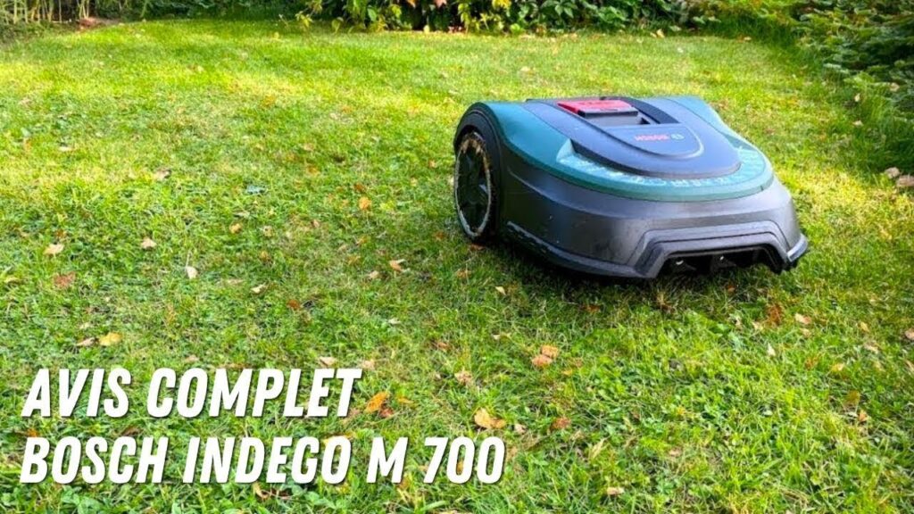 Robot Tondeuse Bosch Indego M 700 : Mon avis complet