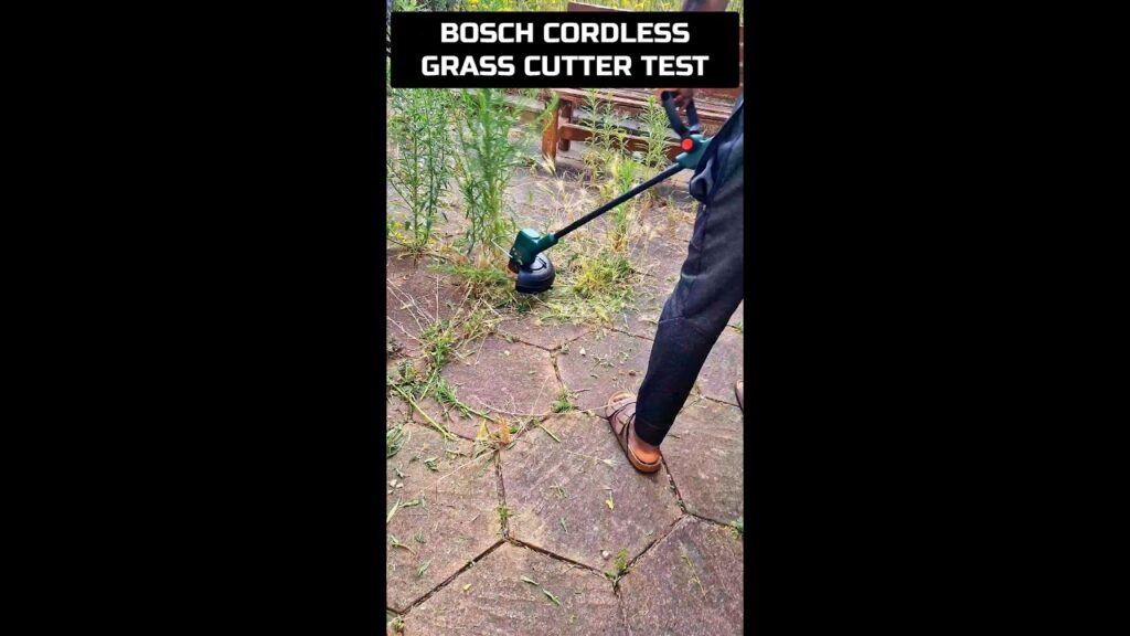 Unboxing the Bosch Cordless Grass Cutter!  #shorts #bosch