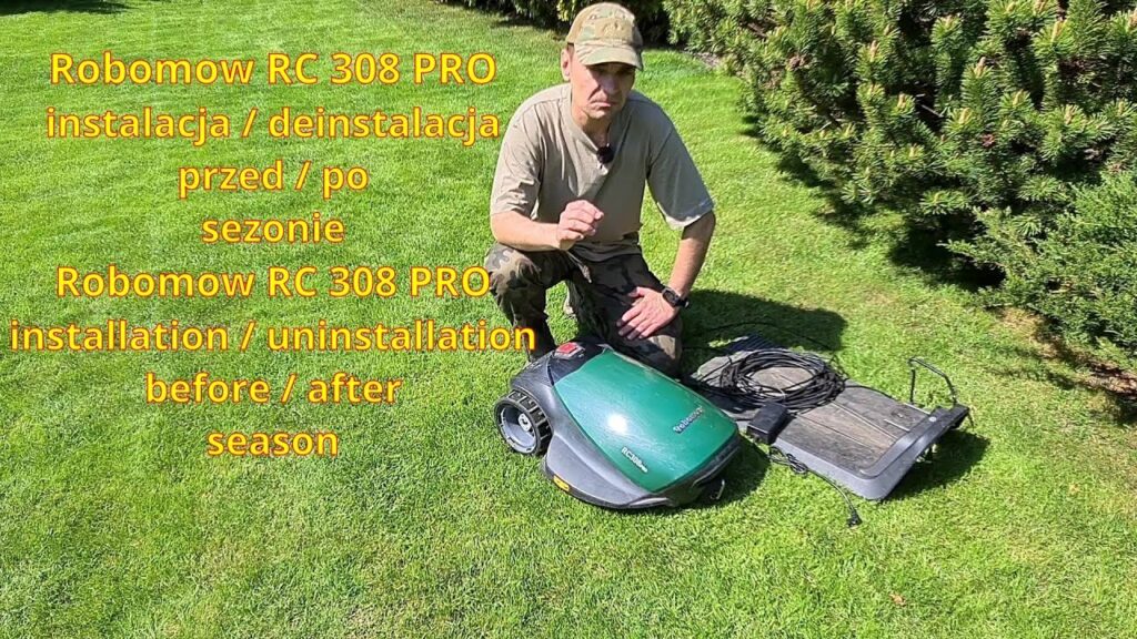 Robot koszący Robomow RC 308 PRO - instalacja / deinstalacja przed / po sezonie.