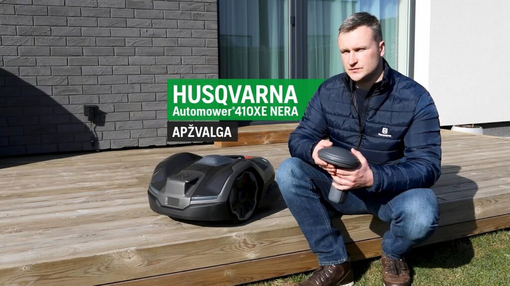 HUSQVARNA Automower 410XE NERA. Vejos roboto apžvalga