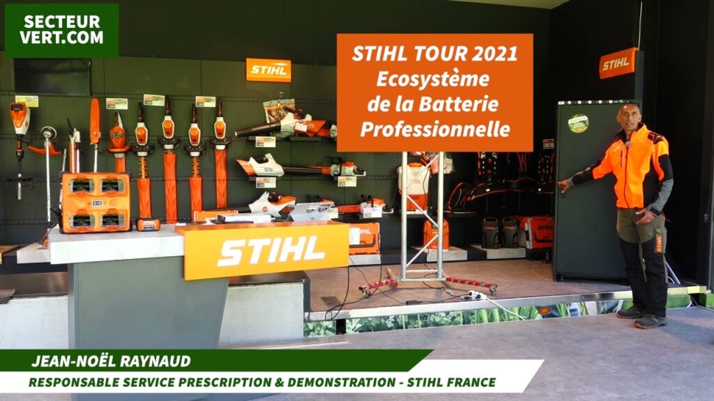 STIHL FRANCE : Jean-Noël RAYNAUD présente le nouvel Ecosystème de la Batterie Professionnelle "2022"