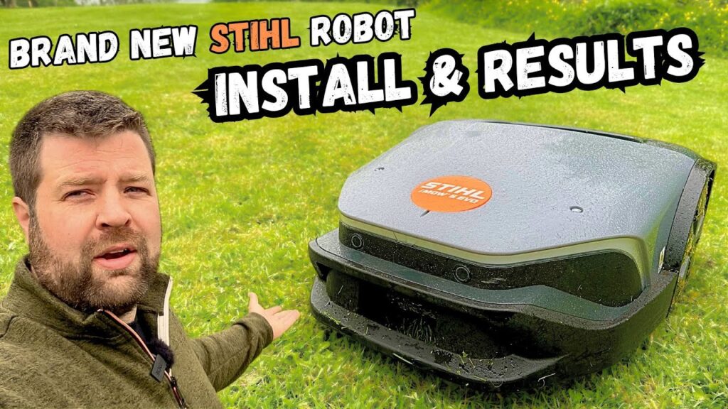 The Brand New STIHL iMow EVO Robot Mower - How to Install & Results - Quality of Lawn After 3 Weeks?