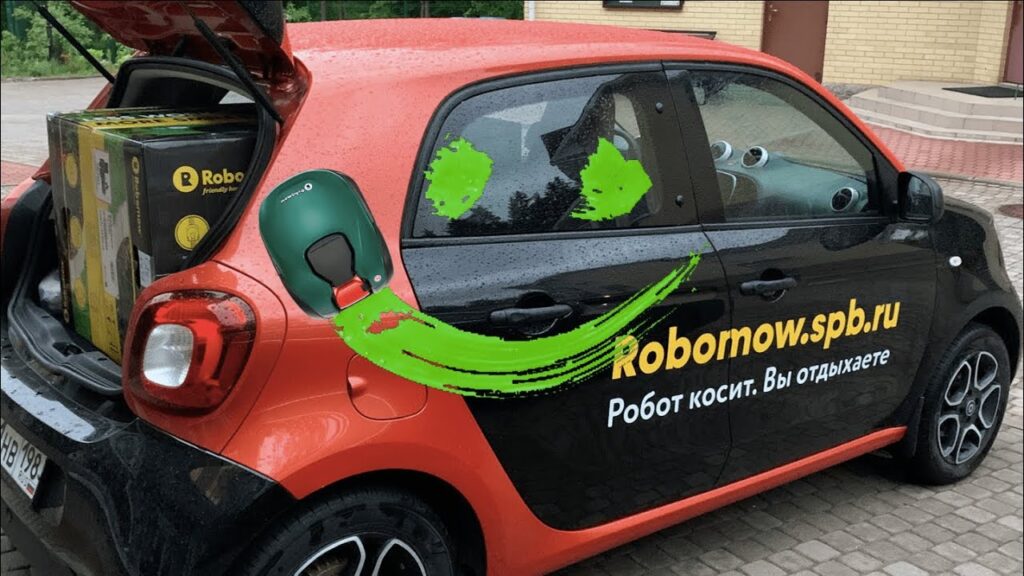 Робот газонокосилка Robomow RS625. Робот позволяет фантазировать!