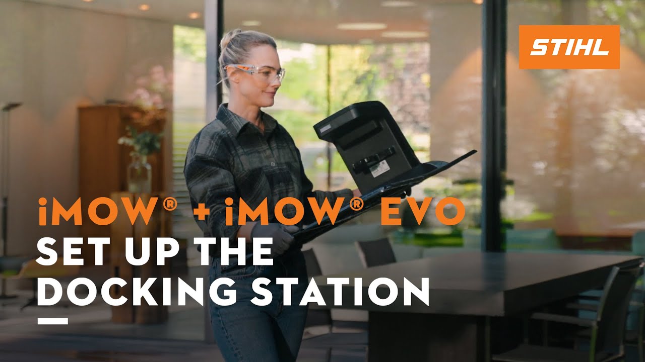 STIHL iMOW® robotic lawn mower I Setting up docking station Robot Maniak