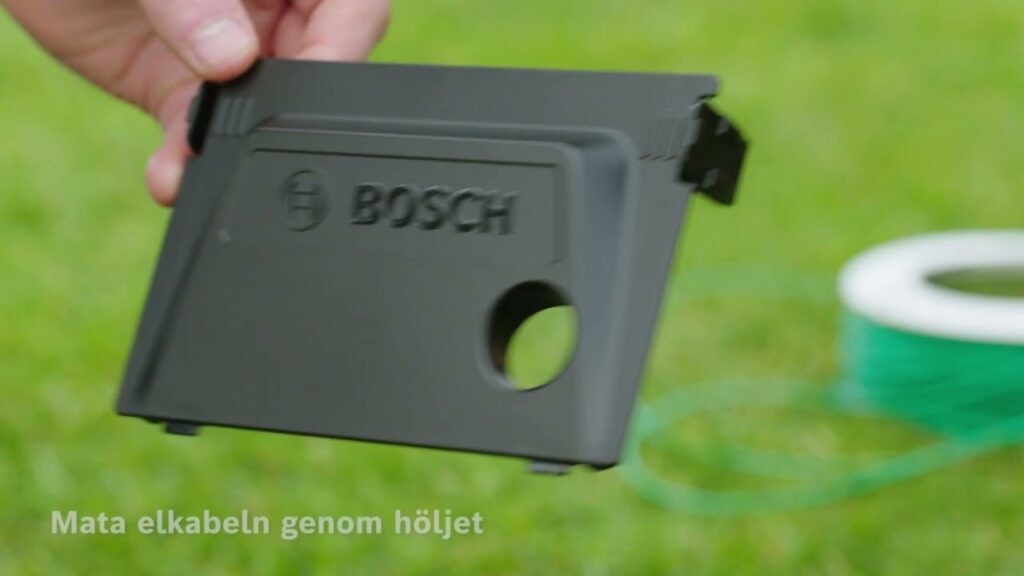 Bosch Indego installationsvideo. Steg 4: Elanslutning.