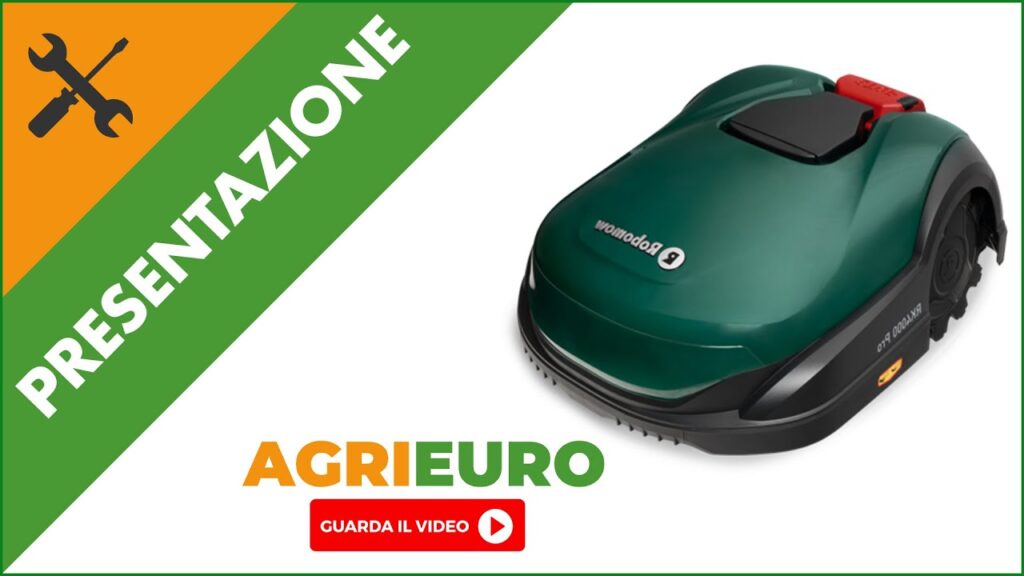 Robot rasaerba Robomow RK 4000 PRO con batteria al litio 18V: presentazione