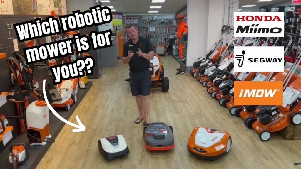 Stihl iMOW, Segway Navimow or Honda Miimo -  which robotic mower is right for you? WATCH to find out