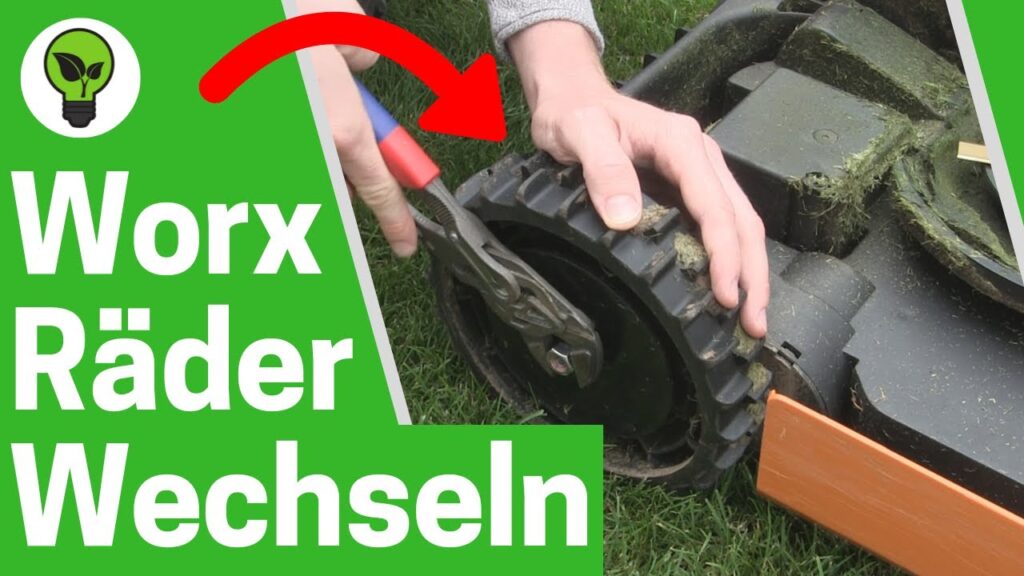 Worx Landroid Räder Wechseln ✅ TOP ANLEITUNG: Mäh- und Rasenroboter Festgefahren? 👉 Rad Tauschen!!!