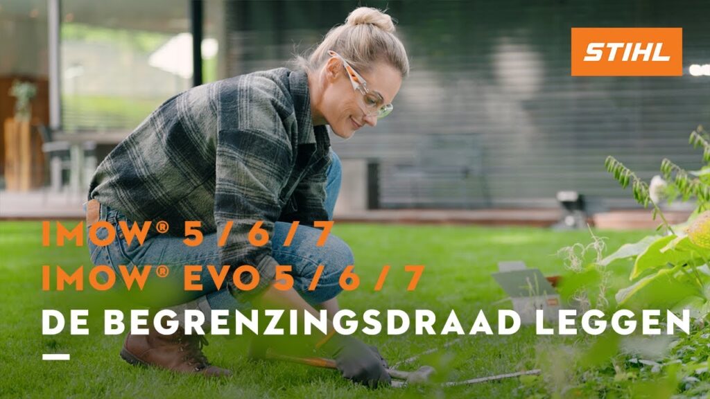 De begrenzingsdraad leggen - STIHL iMOW® robotmaaier