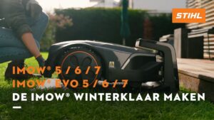 De iMOW® winterklaar maken - STIHL iMOW® robotmaaier