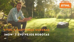 STIHL x Tautvydas Gurskas: Naujos kartos vejos robotas iMOW® 7 EVO