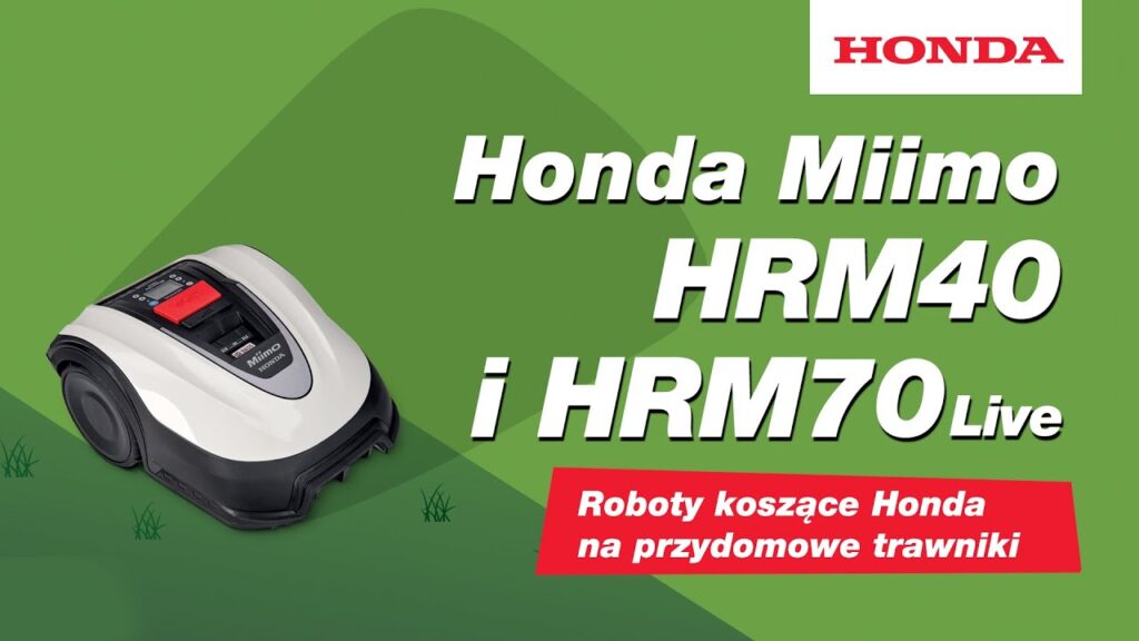 Honda Miimo HRM40 i HRM70 Live - roboty koszące Honda na przydomowe trawniki