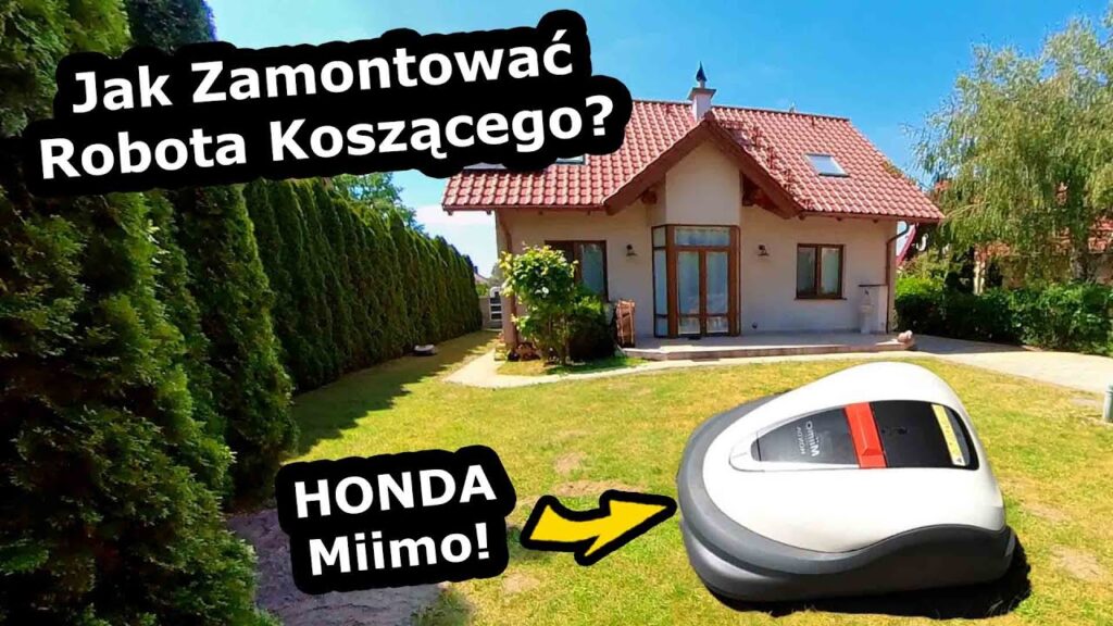 Montujemy Robota Koszącego w Ogrodzie !!! - Jak to Wygląda? Ile Czasu Zajmuje? * Honda Miimo (#827)