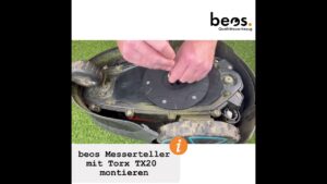 beos Gardena Minimo Messerscheiben Tuning 6 Messer #gardena #mähroboter