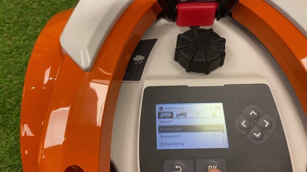 Sådan kobler du din Stihl iMow RMI422.2 P/PC til dockingstationen