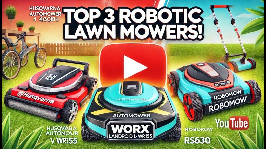 Top 3 Robotic Lawn Mowers: Husqvarna Automower 450XH vs Worx Landroid vs Robomow RS630