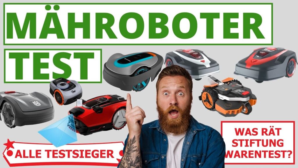 Mähroboter Test - Die Stiftung Warentest empfiehlt....