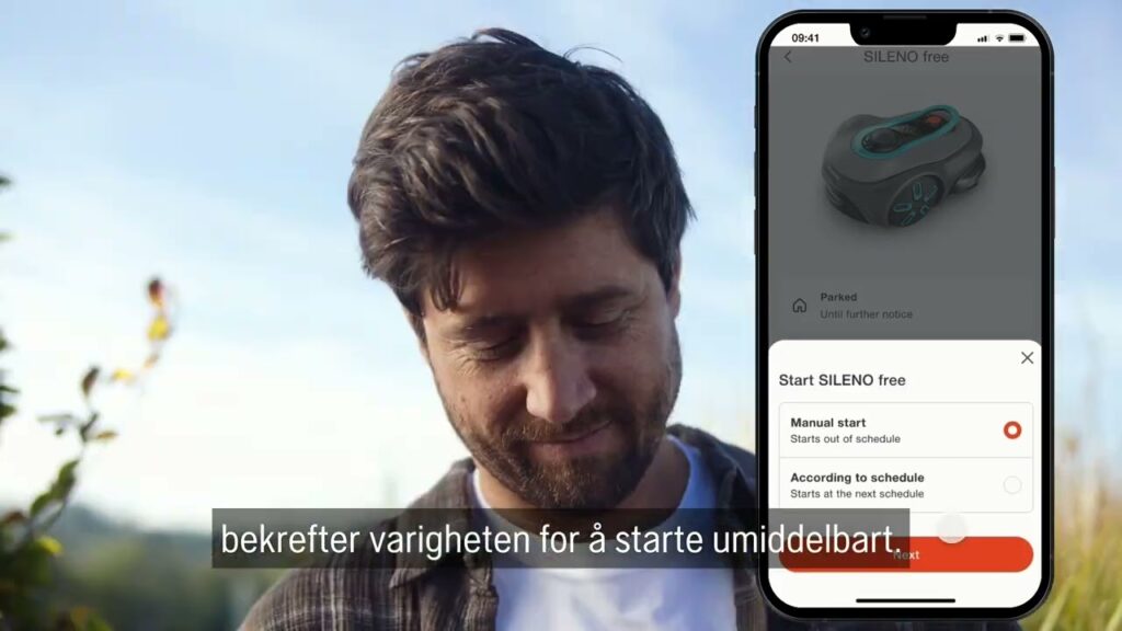 4. GARDENA smart SILENO free - Første klipping og justering