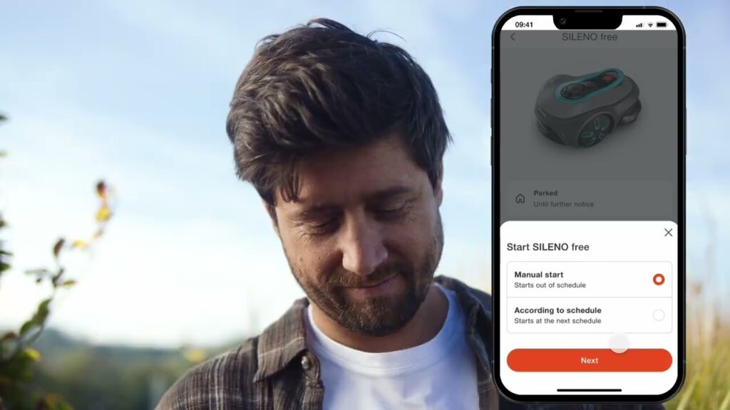 Första klippningen med GARDENA smart SILENO free